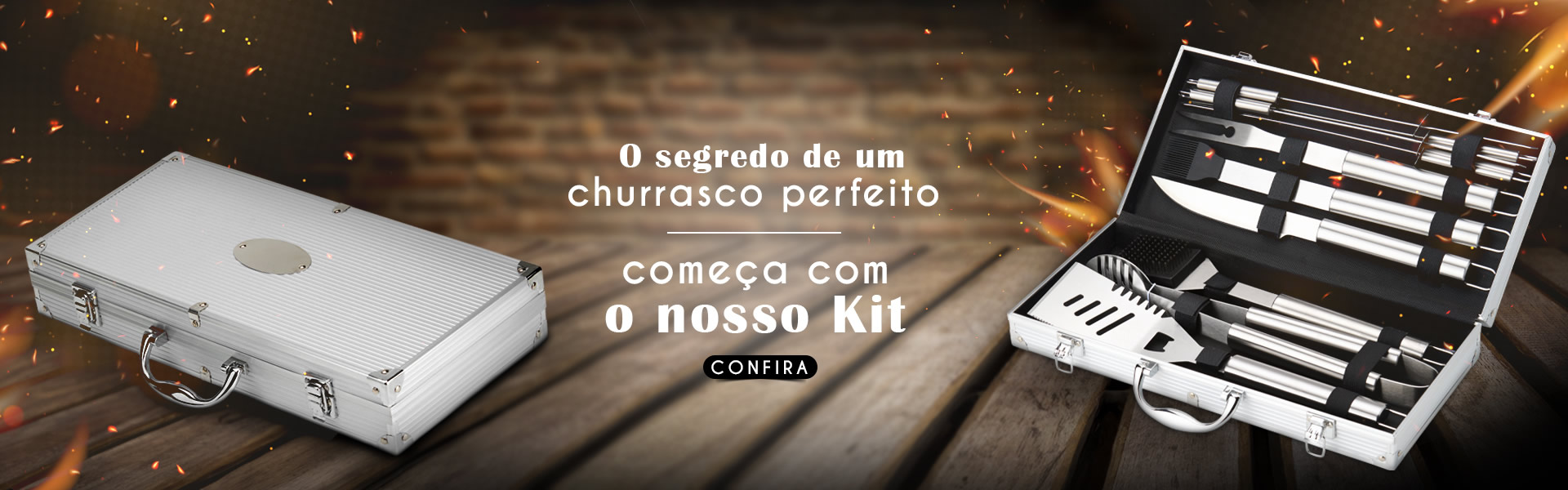 Kit Churrasco 10 Peas
